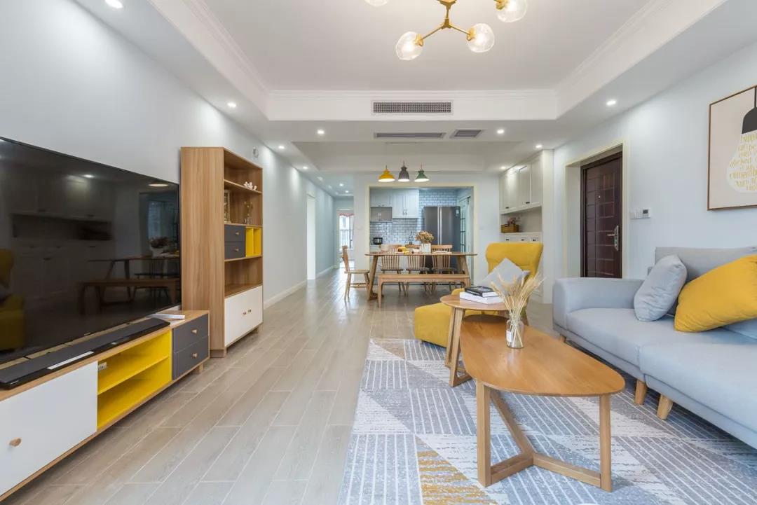 【红杉树装饰】120平，活泼跳跃的软装搭配，温馨又惬意