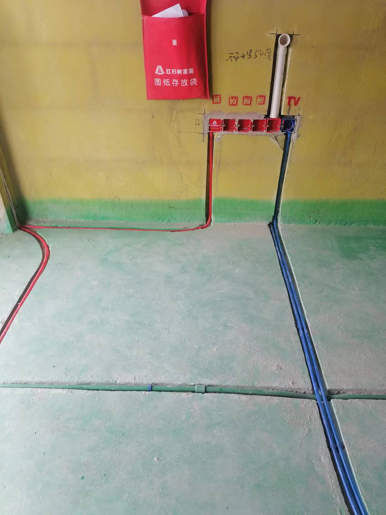 中建星光城水电工地验收